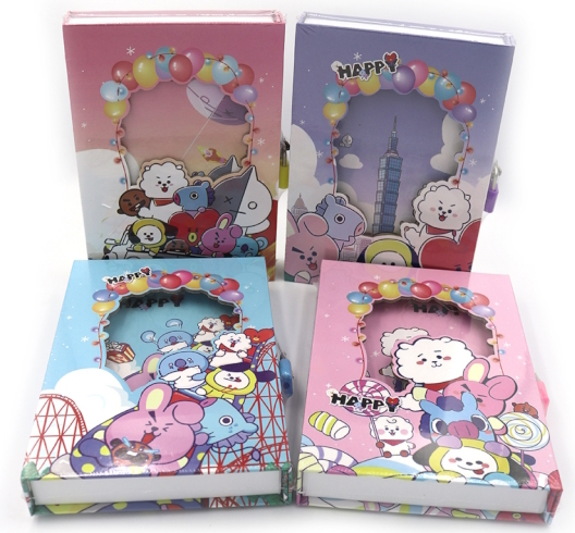 YH32K-B0413 Блокнот в короб. на замочку 