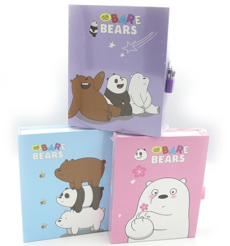 YH64K-B0314 Блокнот в короб. на замочку 