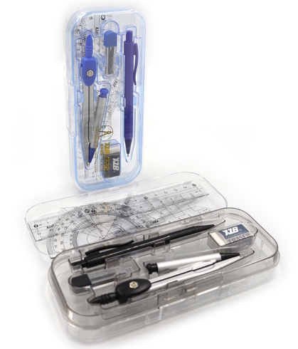 8328 Готовальня в футлярі 8предметов  1шт/єтік