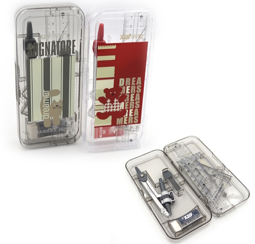 8523 Готовальня в футлярі 7предметов  1шт/єтік