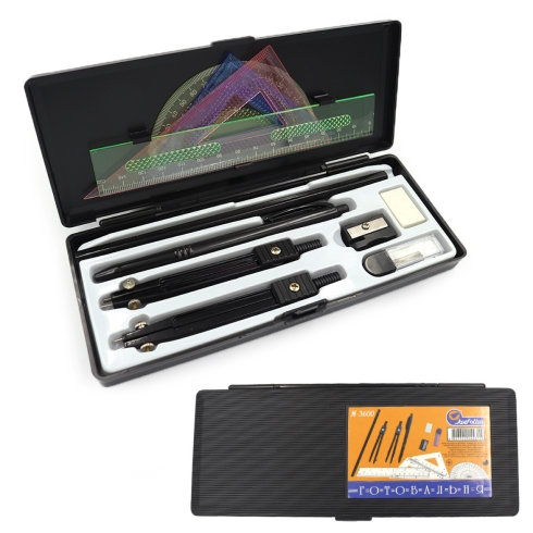 3600 Набір креслярський (готовальня 11pcs)