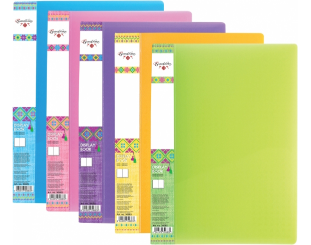 Папка А4 з 30 файлами Optima, фактура 