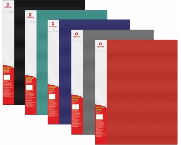 Папка А4 з 40 файлами Optima, фактура 