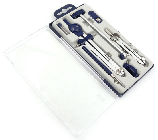 607 Готовальня 8 предм. в футлярі 1шт/єтік