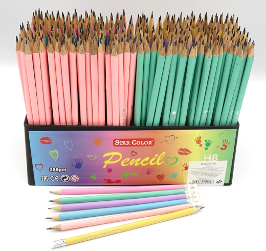 DSCN0710 Олівець ч-гр HB Star color 