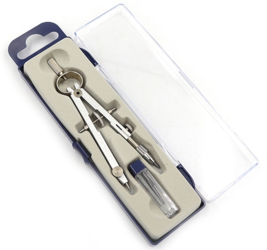 JF-8075 Цикруль з грифелем в футлярі 1шт/єтік