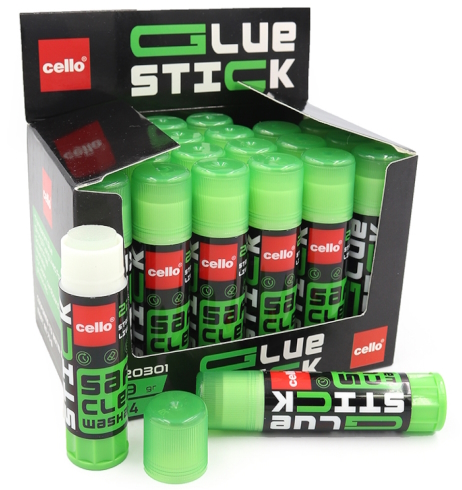 CL-220301(DSCN0706) Клей-олівець Cello 9g ACR 24шт/єтік