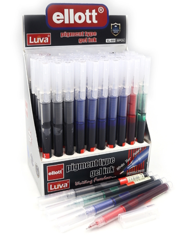 EL-668(DSCN0713) Роллер Ellot Luva син/крас/черн/зел 50шт/єтік