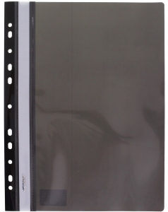 Папка-швид.перф. чорна. A4.5262.NORMA