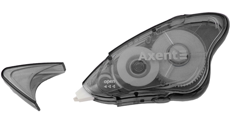 Стрічка корегуюча 7003-A, 5мм * 8м, чорна 7003-01-A AXENT