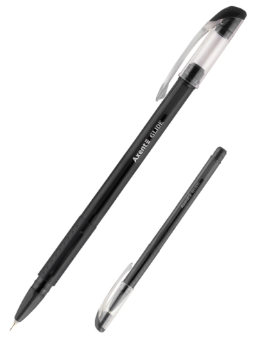Ручка масляна Glide, чорна AB1052-01-A AXENT