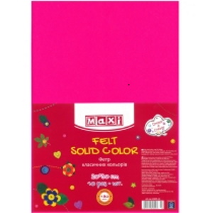 Фетр листковий (поліестер), 20х30см, 180г/м2, кораловий, MX61622-41