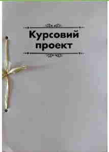 Папка для курсових робіт (з рамкою) 50 арк, Ц349015У 