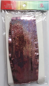 Завіса святкова голограма 1,0х2,0м.PCUR-HOLO-04 рожево-золотий