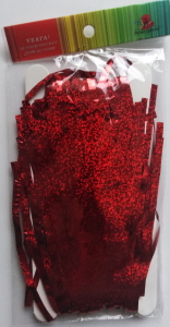 Завіса святкова голограма 1,0х2,0м.PCUR-HOLO-05 червоний