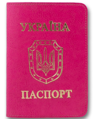 ОВ-8 Обл. Паспорт Sarif рожевий Ф.100х135 Кр.кут