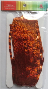 Завіса святкова голограма 1,0х2,0м.PCUR-HOLO-12 помаранчевий