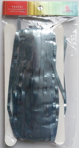 Завіса святкова фольга 1,0х2,0м.PCUR-MATE-03 світло-блакитний