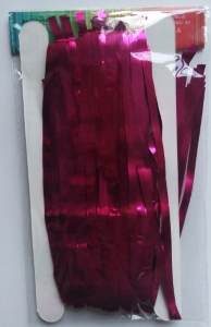 Завіса святкова фольга 1,0х2,0м.PCUR-MATE-06 фуксія