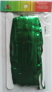 Завіса святкова фольга 1,0х2,0м.PCUR-MATE-11 зелений