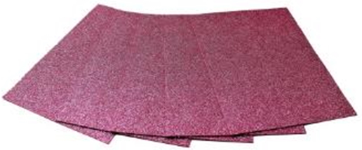 Кольорова ЕВА піна з гліттером(Фоаміран)А4, GL-EVA-1-006, 21х29,7см,1,00 мм 5 аркуш.рожевий