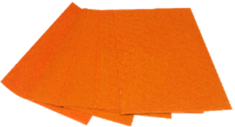 Кольорова ЕВА піна(Фоаміран)А4,PLH-EVA-009,21х29,7см,2,00 мм 5 аркуш.помаранчевий