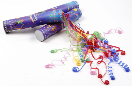 Святковий стрімер 25х5см FSC-25X5-PUR фіолетовий