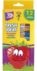 Крейда масляна Fresh Ideas, 12 кольорів CF60708