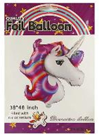 Шарик фольгований єдиноріг ZX-K50
