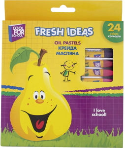 Крейда масляна Fresh Ideas, 24 кольори CF60709