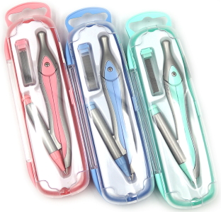 S99002 Циркуль у футлярі з грифелем, mix 1шт/етик