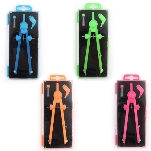 SC69003A Циркуль в футлярі 3 предм., mix