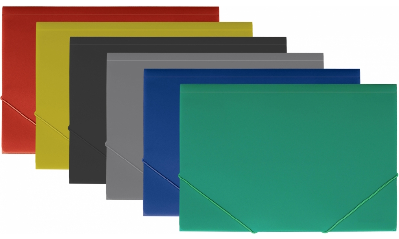 Папка пластикова А4 на гумках Economix, фактура 