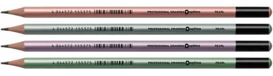 Олівець чорнографітний Optima PEARL HB корпус асорті, загострений, O15537