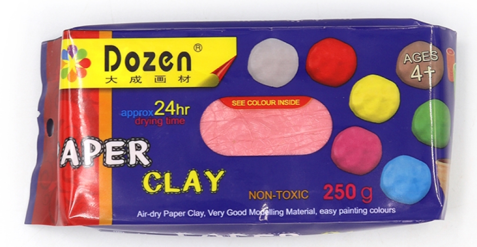 DSCN0670 Масса для для ліплення Dozen, 250г , mix5 1шт/єтік