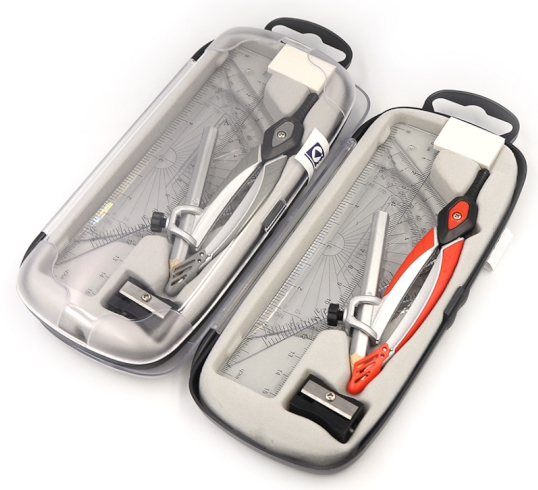 S11008L Готовальня 8 предм. в футлярі 1шт/єтік