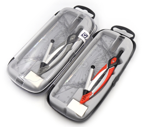 S11007R Готовальня 7 предм. в футлярі 1шт/єтик