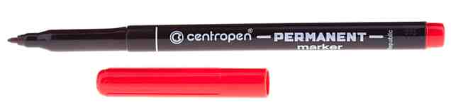 Маркер Permanent 1мм червоний 2536, Centropen