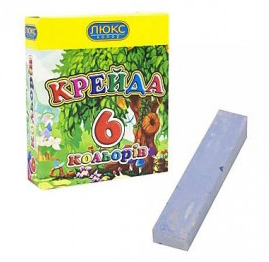 Крейда  6 кол. квадр.,10*15*70мм  /48х144/ ЛЮКС КОЛОР КК-1406