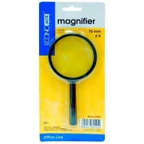 Скло збільшуюче Economix, d 75мм, 3-кратн,E82101