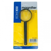 Скло збільшуюче Economix, d 50мм, 5-кратне,E82102