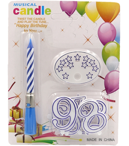 DSCN9403 Набір для торта свічка музикальна 