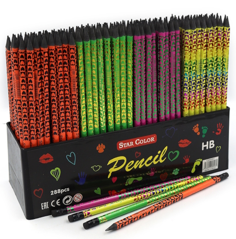 DSCN0695 Олівець ч-гр HB Star color 