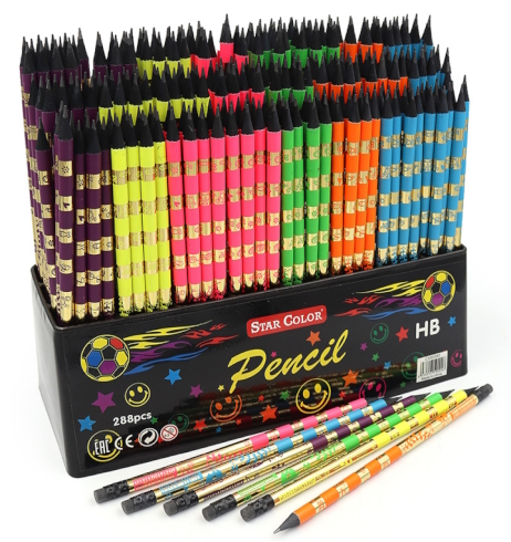 DSCN0702 Олівець ч-гр HB Star color 