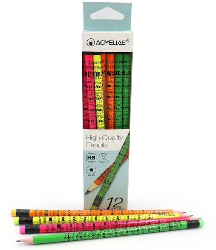 43134 Олівець ч/гр круглий HB таблиця множення 