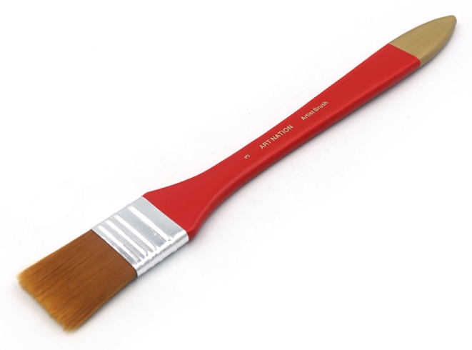 BR5627-3 Пензлик Art Nation #3, нейлон 26,5*3 см 1шт/єтік