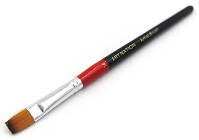 BR8572-14  Пензлик Art Nation #14, нейлон 20,1*1,2 см 1шт/єтік