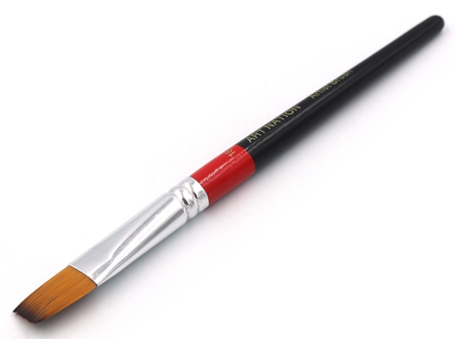 BR8572-18  Пензлик Art Nation #18, нейлон 20,1*1,4 см 1шт/єтік