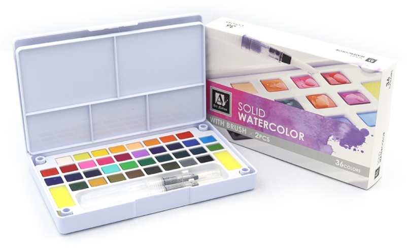 SDW36 Набір акварельних фарб Art Nation 36кол. 1шт/этик.