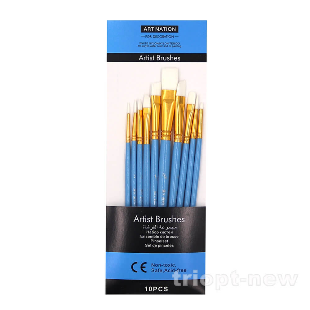 BREA1013K-1 Пензлі Art Nation нейлон. 10 шт 1шт/этик.